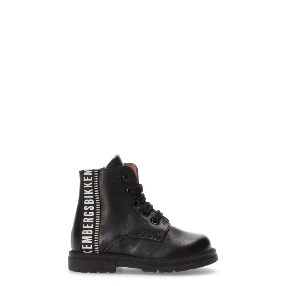 Bikkembergs tronchetto bambina allacciato nero - a/i 2023