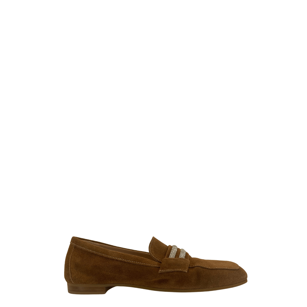 Chiarini Bologna 622 mocassino camoscio beige donna - p/e 2024