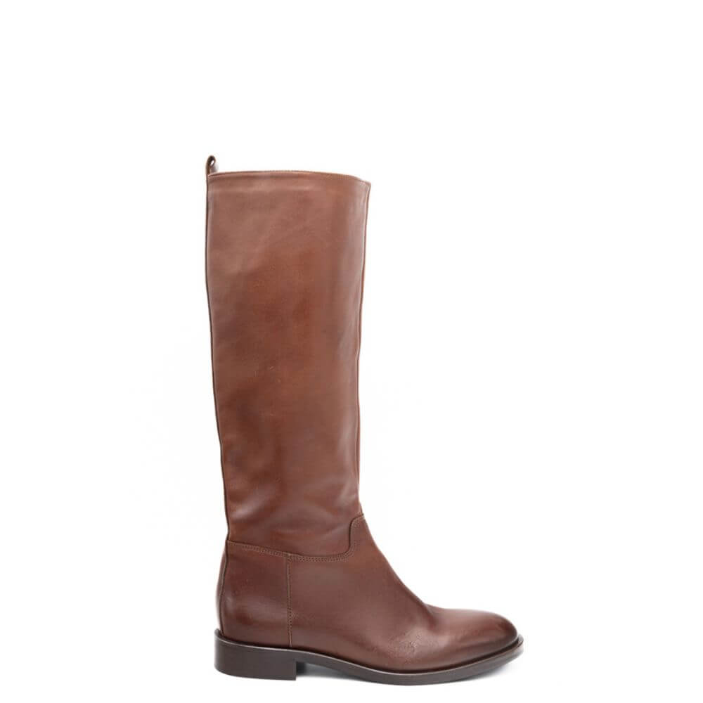 Chiarini Bologna art. 702 stivale alto cuoio donna a/i 2023