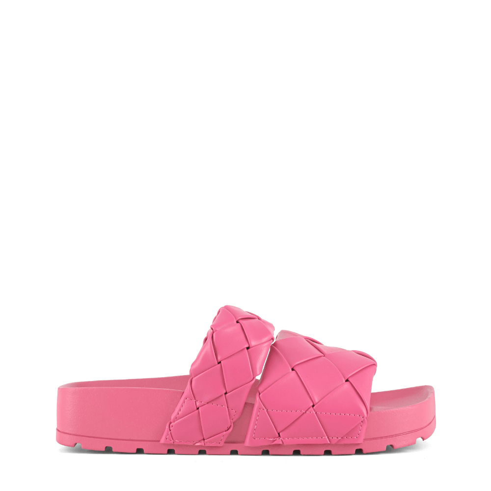 Coral blue 23250 ciabatta donna fuxia  intrecciata  - p/e 2023