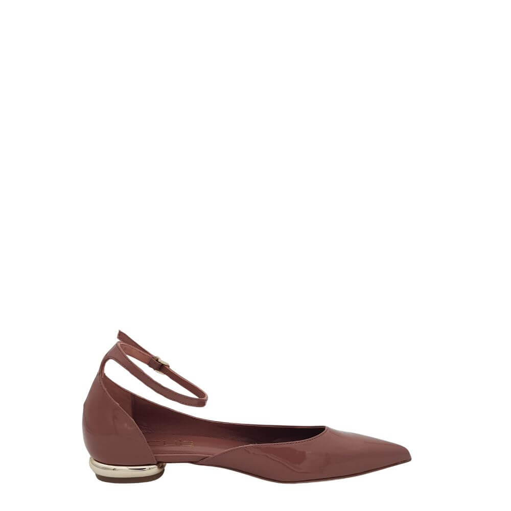 Ncub frenk 12 ballerina donna vernice rosa antico - p/e 2024