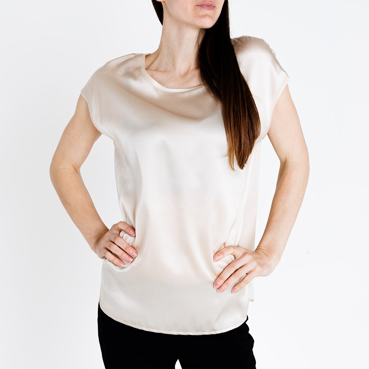 Solotre M1B0133 camicia donna smanicata- p/e 2024