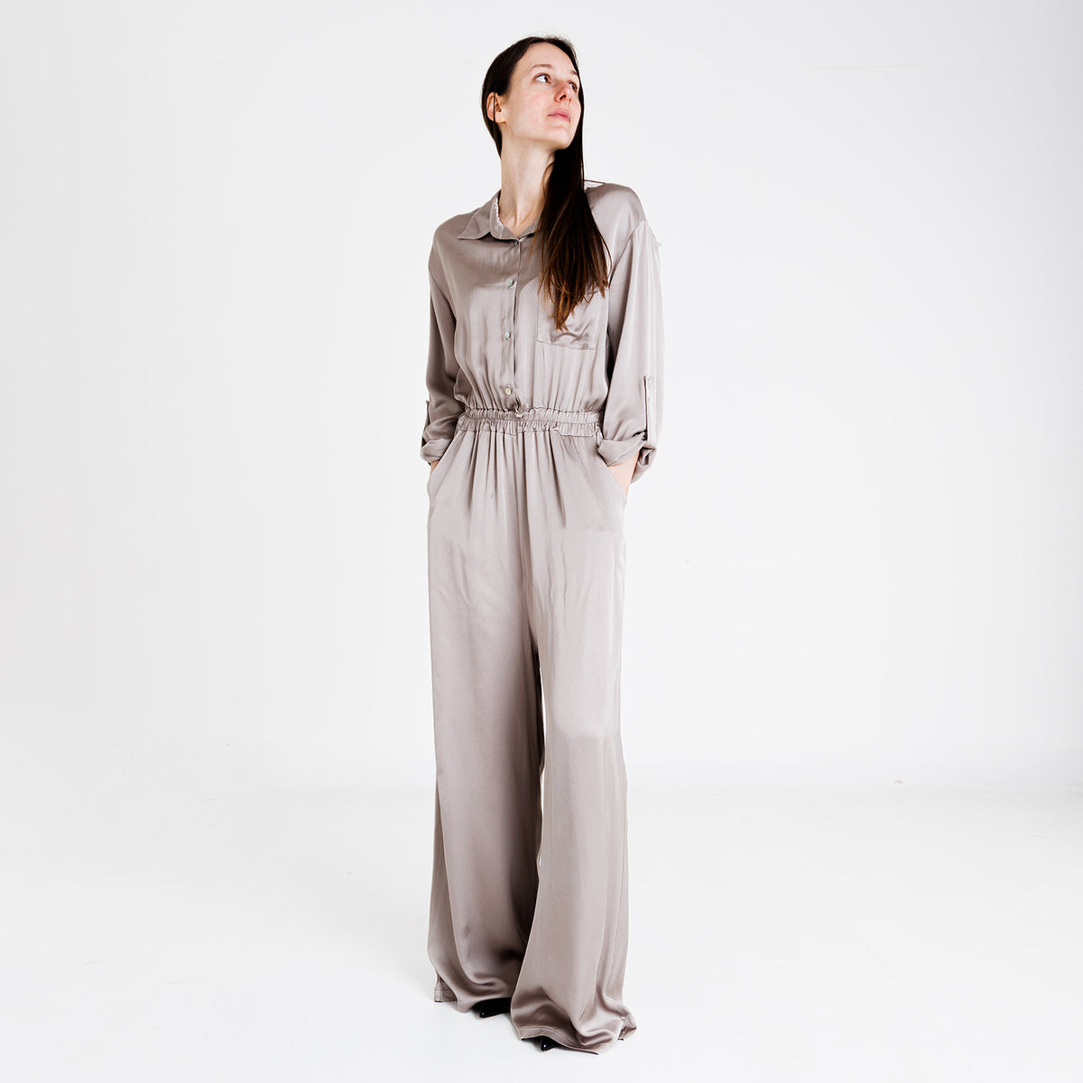 Motel FA737D22R tuta donna viscosa fango - p/e 2024