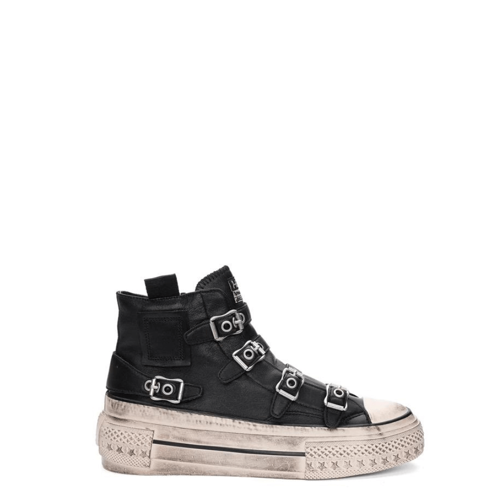 Ash rainbow black sneakers donna alta nera - a/i 2023