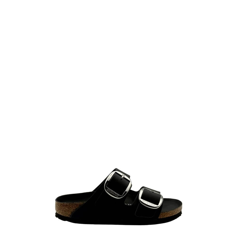 Birkenstock Arizona big buckle ciabatta donna nero-1011075-p/e 2025