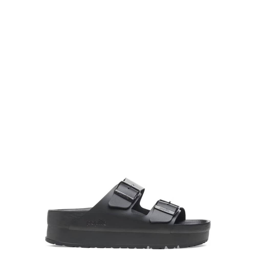 Birkenstock Arizona platf exquisite ciabatta donna nero 1026918-p/e 2025