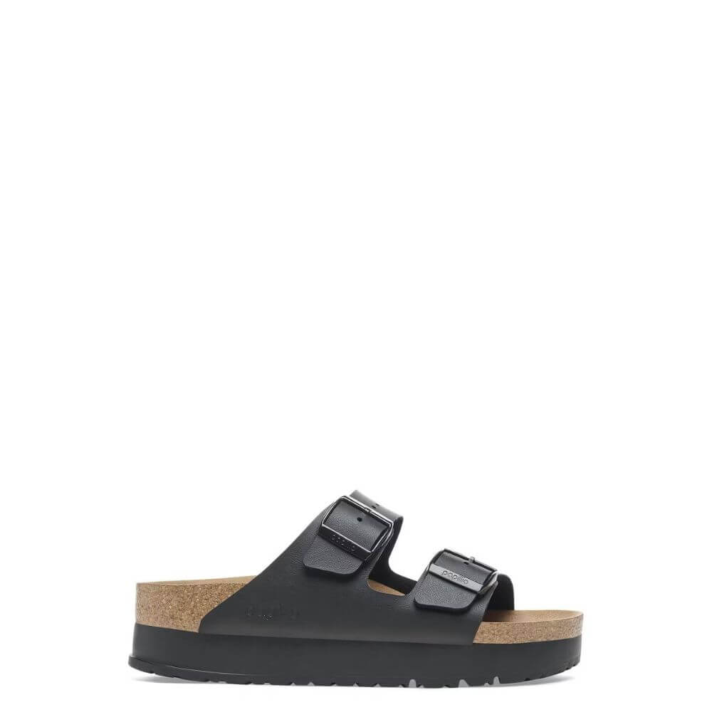 Birkenstock Arizona platform veg ciabatta donna nero 1027395-p/e 20258