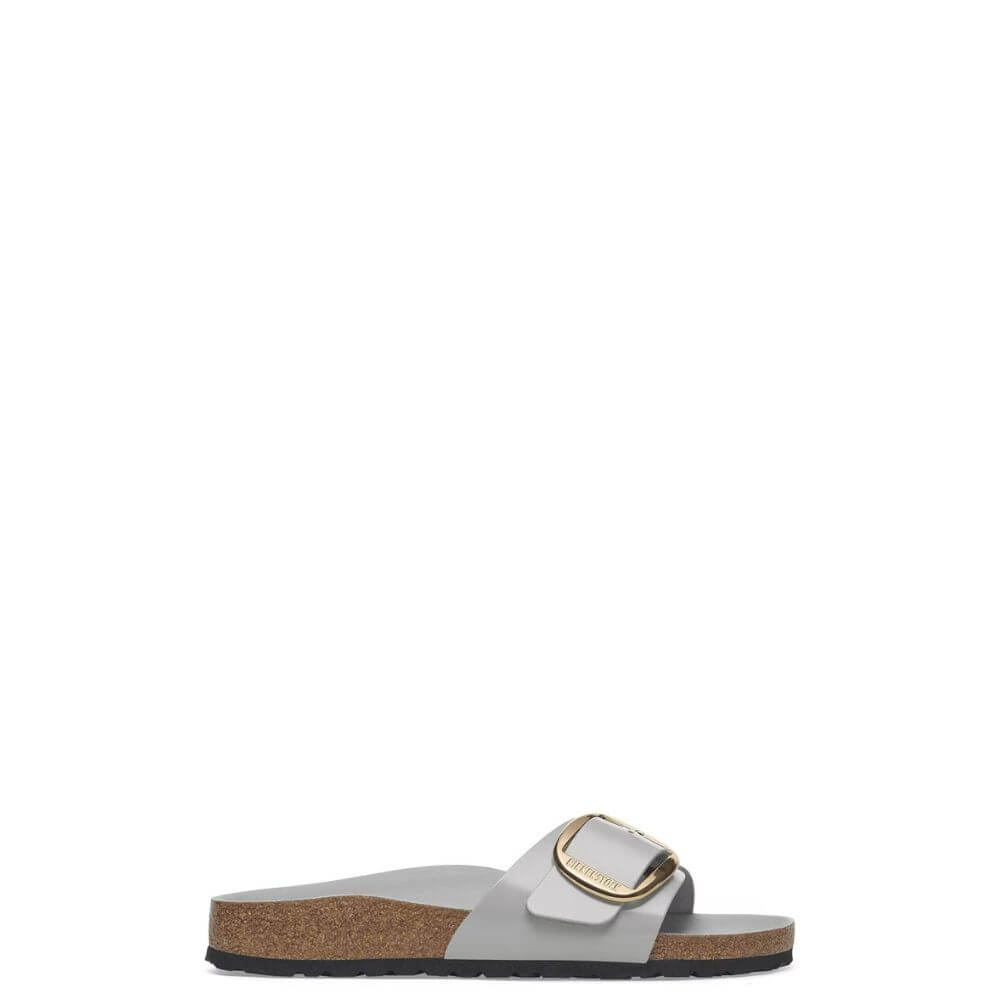 Birkenstock Madrid big buckle ciabatta donna grigio 1029534-p/e 2025
