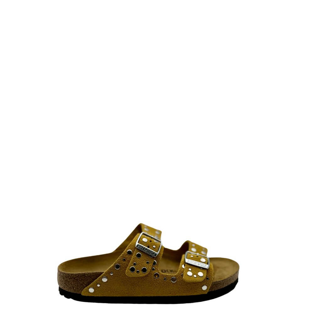 Birkenstock arizona rivet ciabatta donna ocra 1029362-p/e 2025