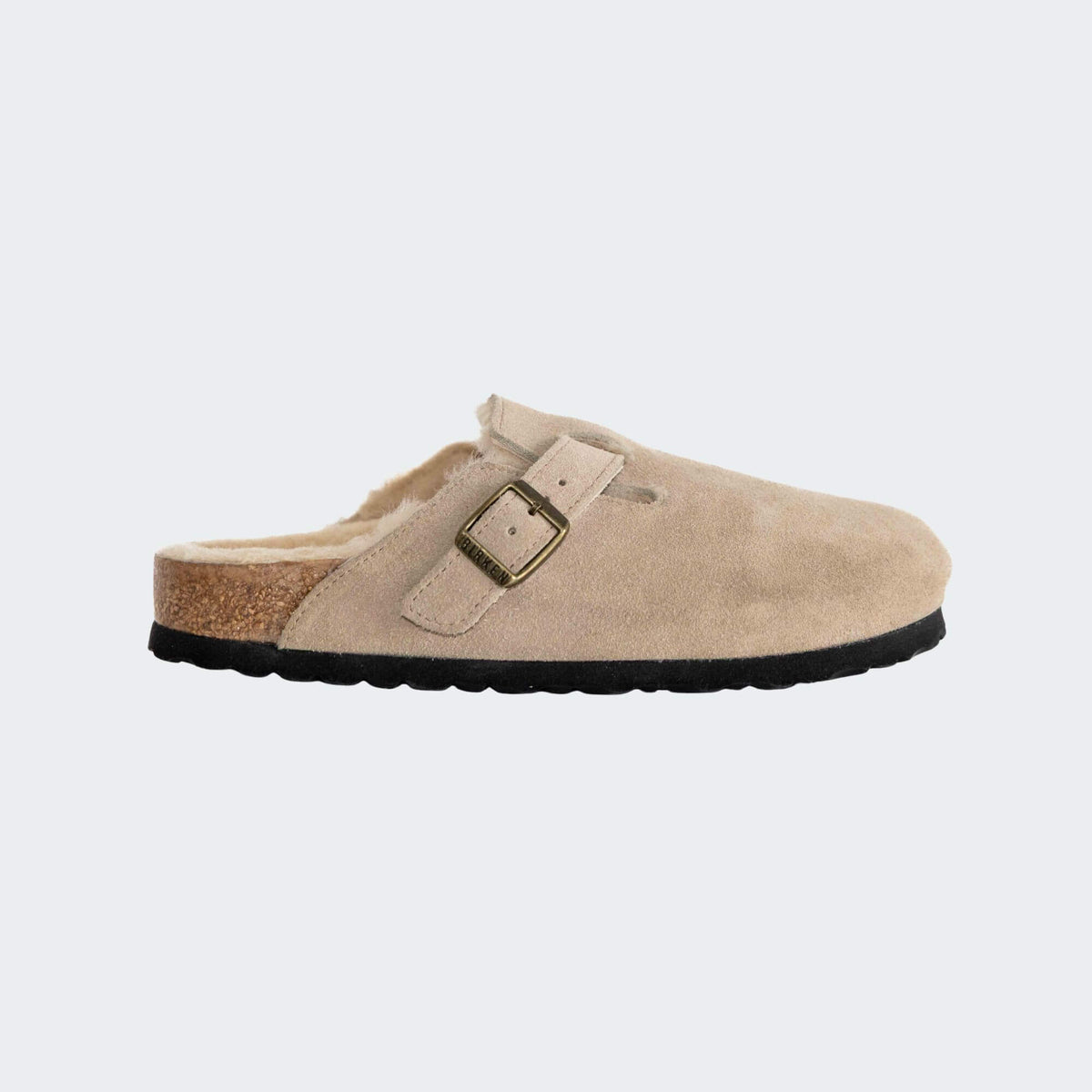 Birkenstock Boston ciabatta donna shearling taupe 1028299 - a/i 2025