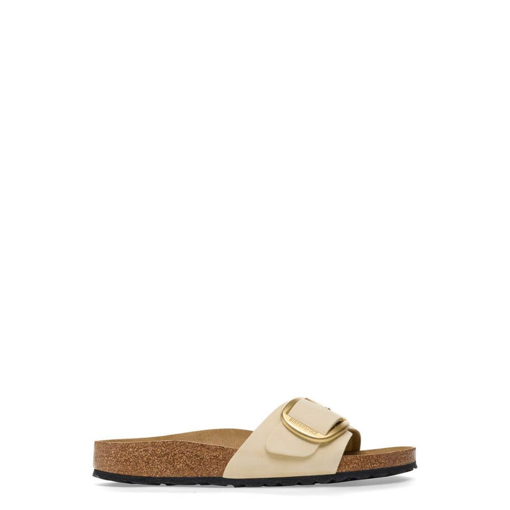 Birkenstock madrid big buckle ciabatta donna ecru 1026604- p/e 2024