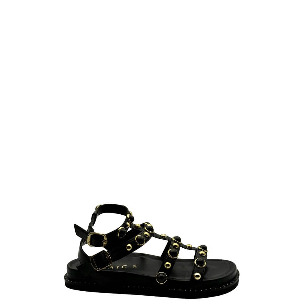 Mosaic F110 sandalo donna nero -p/e 2025