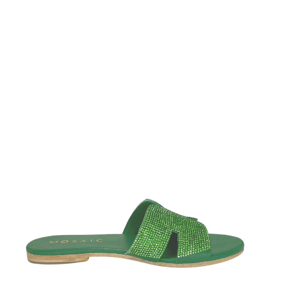 Mosaic R1645 ciabatta donna verde  - p/e 2023
