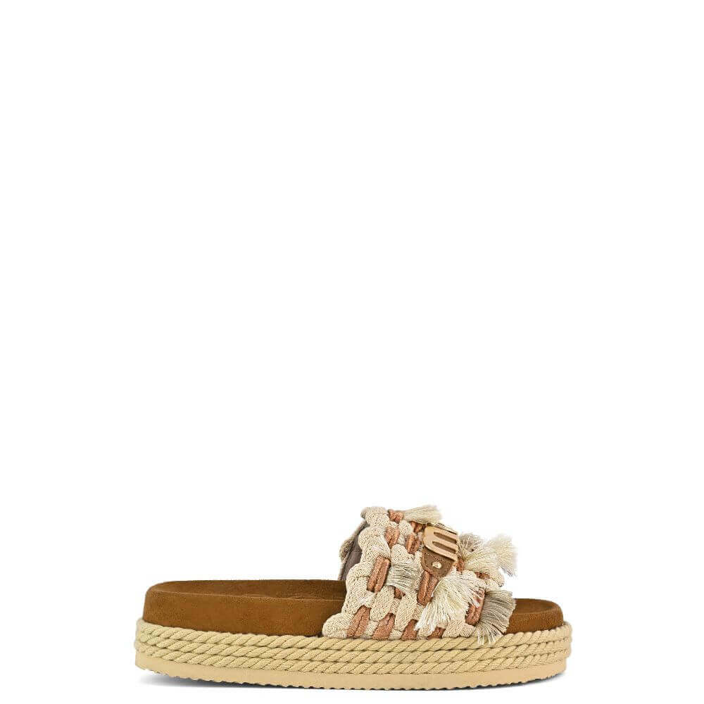 Mou ciabatta donna beige SW451008K-p/e 2025