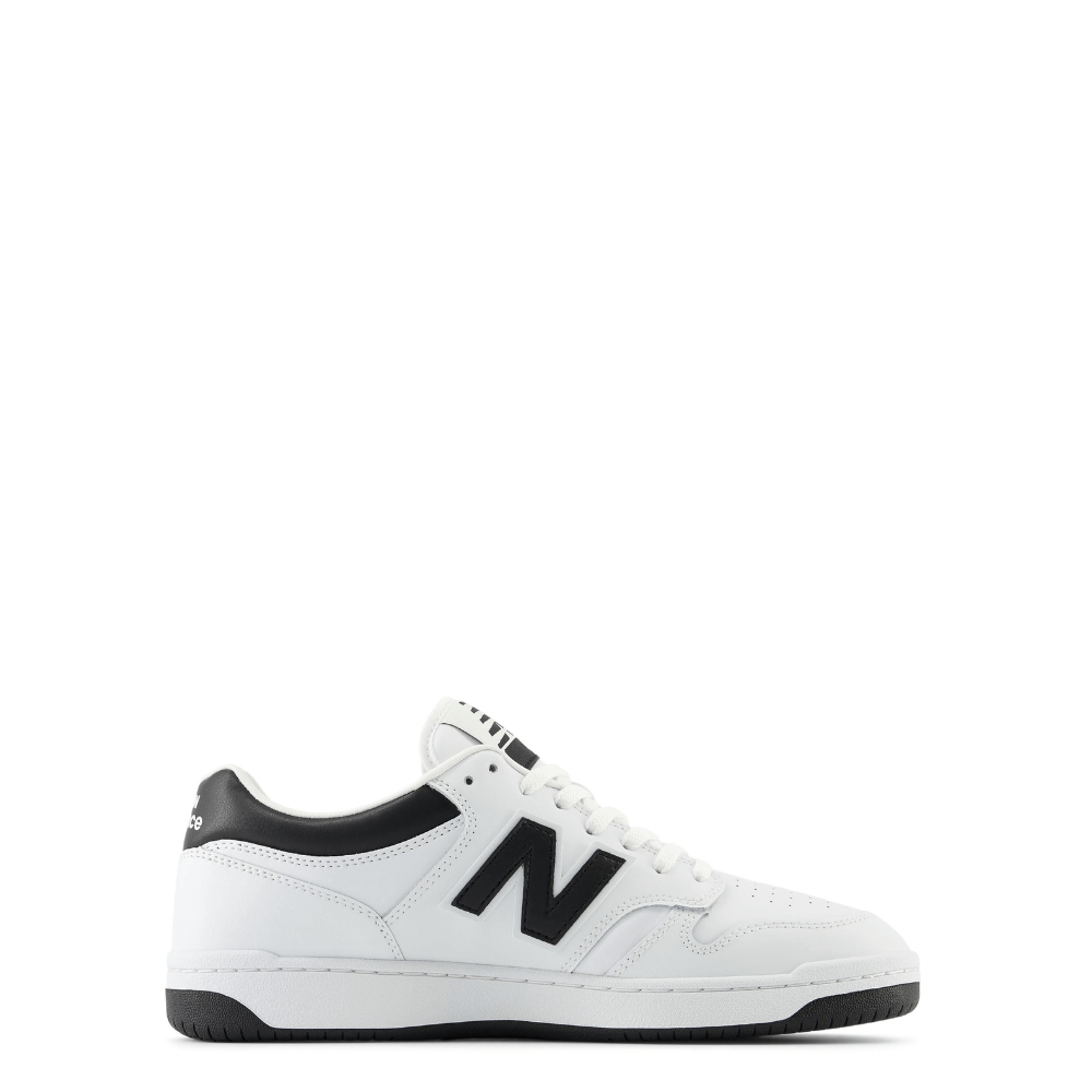 New balance BB480LBK-sneakers unisex bianco/nero- p/e 2024