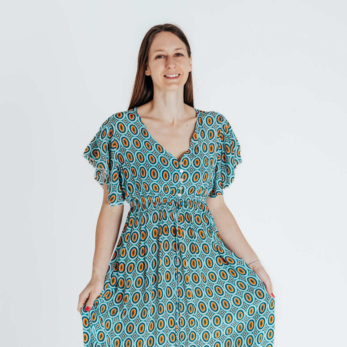 Sissi vestito donna stampato viscosa - p/e 2024