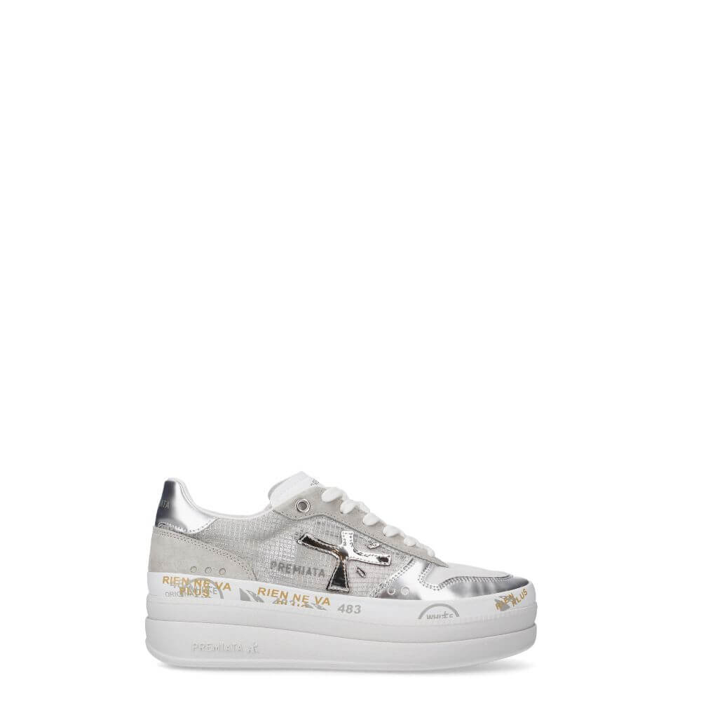 Premiata Micol var. 7446 sneakers donna  argento - p/e 2025
