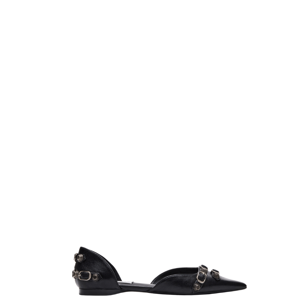 Steve Madden Maple Ballerine Donna | Pelle Nera Con Tacco 6,5 Cm | Scarpe Eleganti E Comode Taglia 40