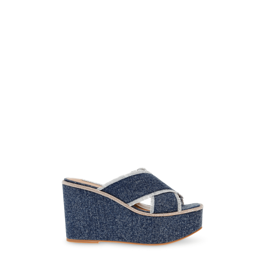 Steve madden Jelisa ciabatta zeppa donna denim - p/e 2024