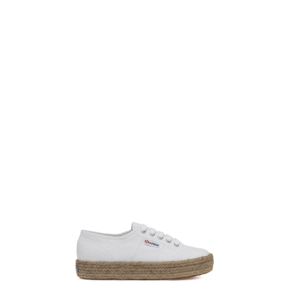 Superga 2730 rope sneaker donna bianca-p/e 2025
