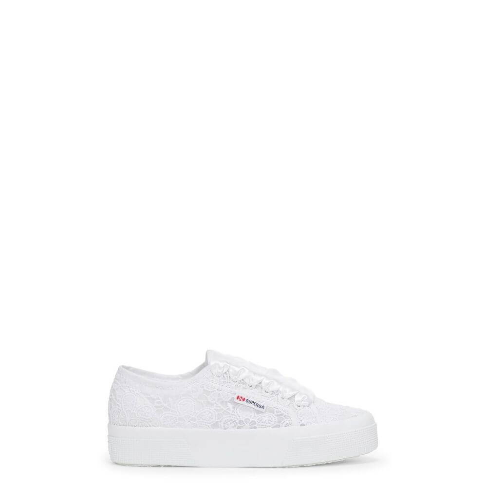 Superga 2740 sneaker donna bianca macramè - p/e 2025