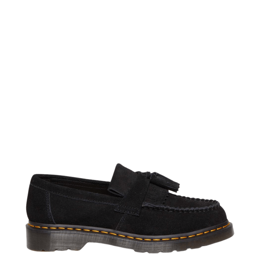 Dr. Martens Adrian mocassino donna uomo suede nero -p/e 2023