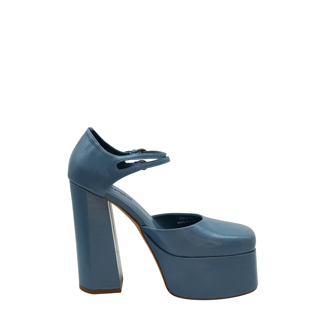 Jeffrey Campbell leila blue patent bebè donna platform - Collezione 2022