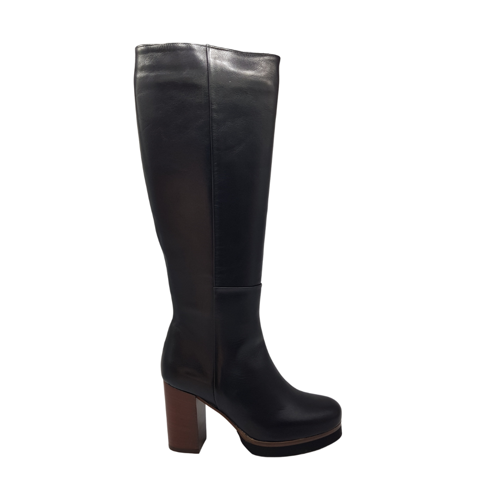 Julie dee br 900bis stivale donna nero tacco -collezione 2022