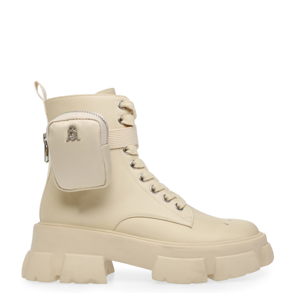 Steve Madden tanker anfibio stivaletto donna sand nylon