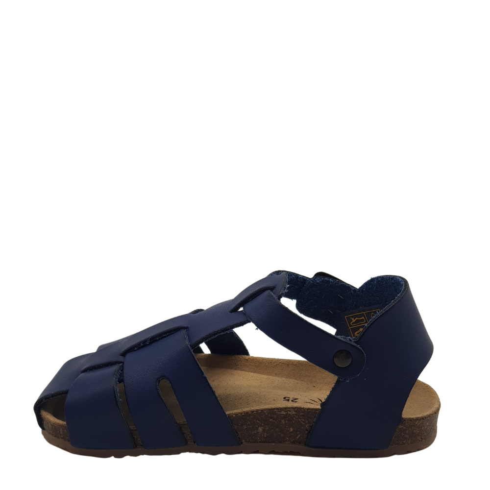 Sho.e.b.76 sandalo gabbia blu bambino B3 art 5107