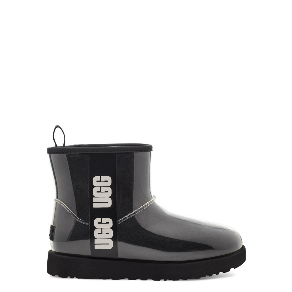 Ugg w classic clear mini black 1113190 tronchetto donna nero -a/i 2023