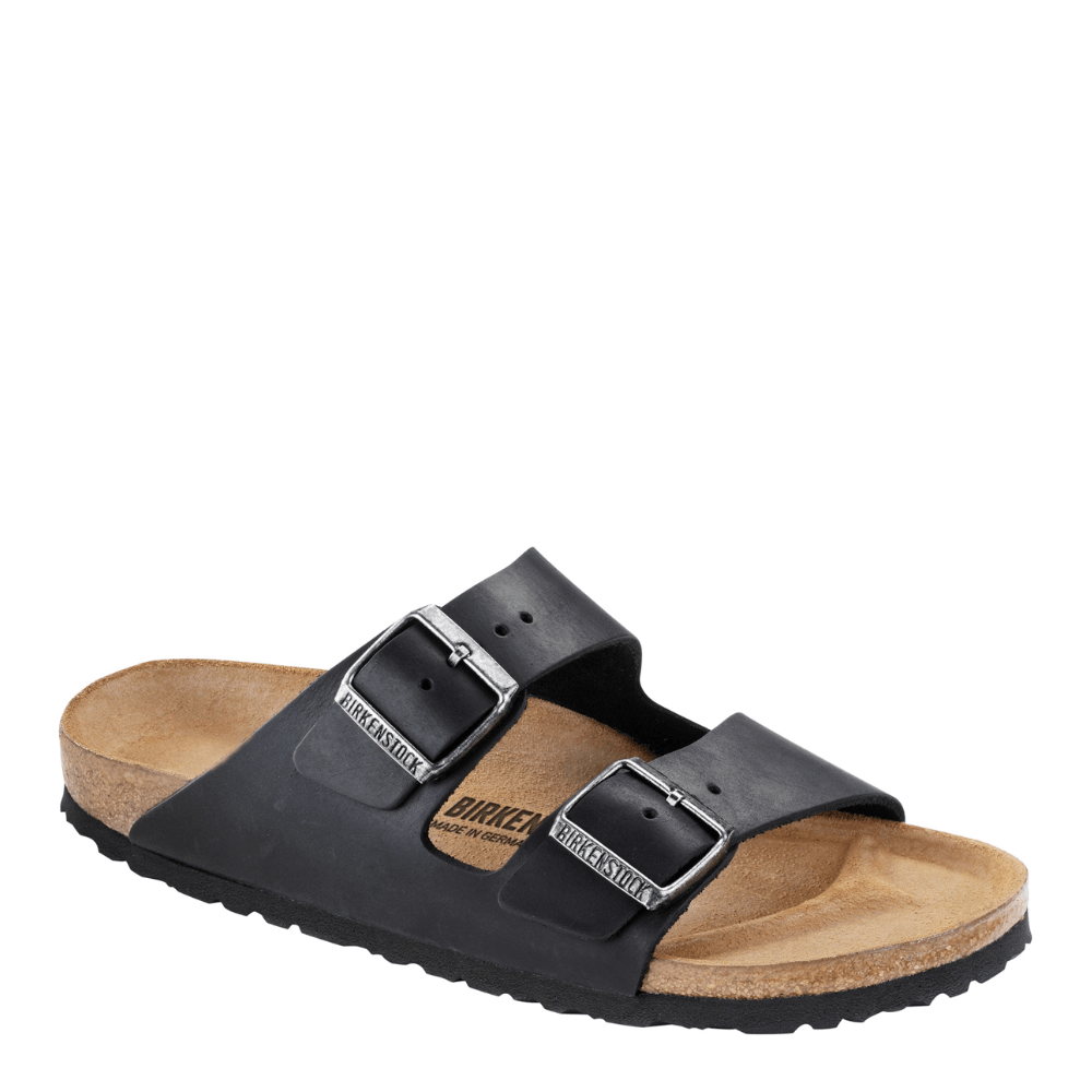 Birkenstock 552113 arizona black ciabatta uomo  due fibbie nera - p/e 2023