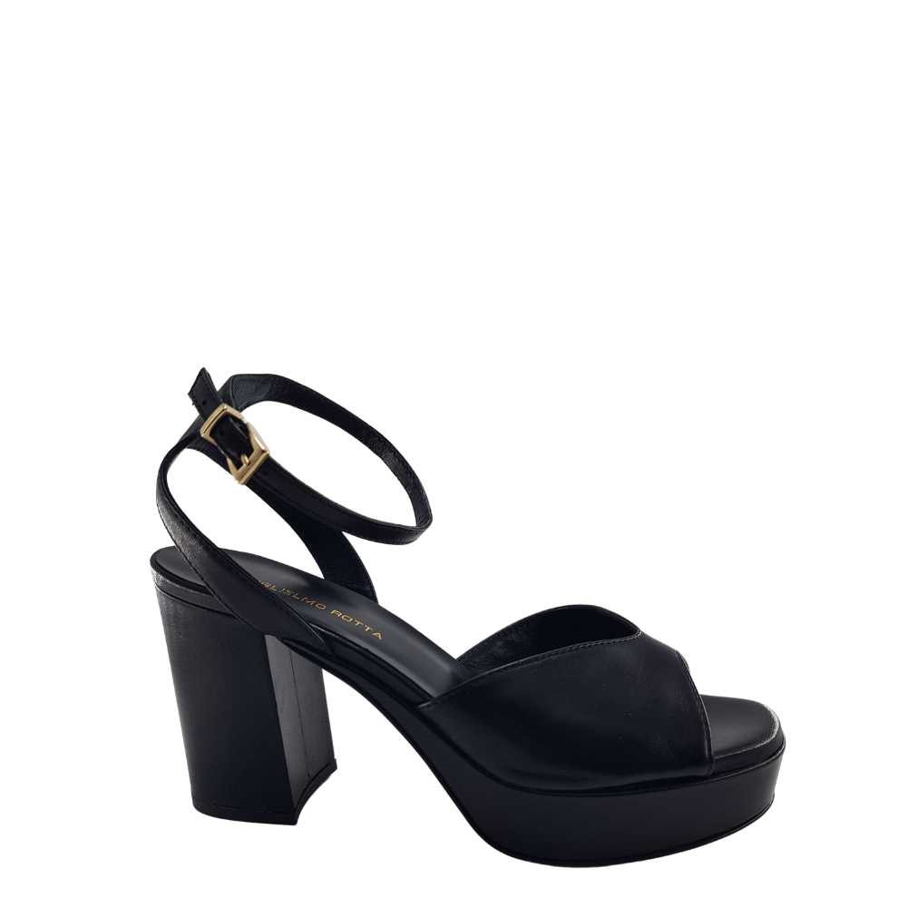 Guglielmo Rotta claudie sandalo donna nappa nero - p/e 2023