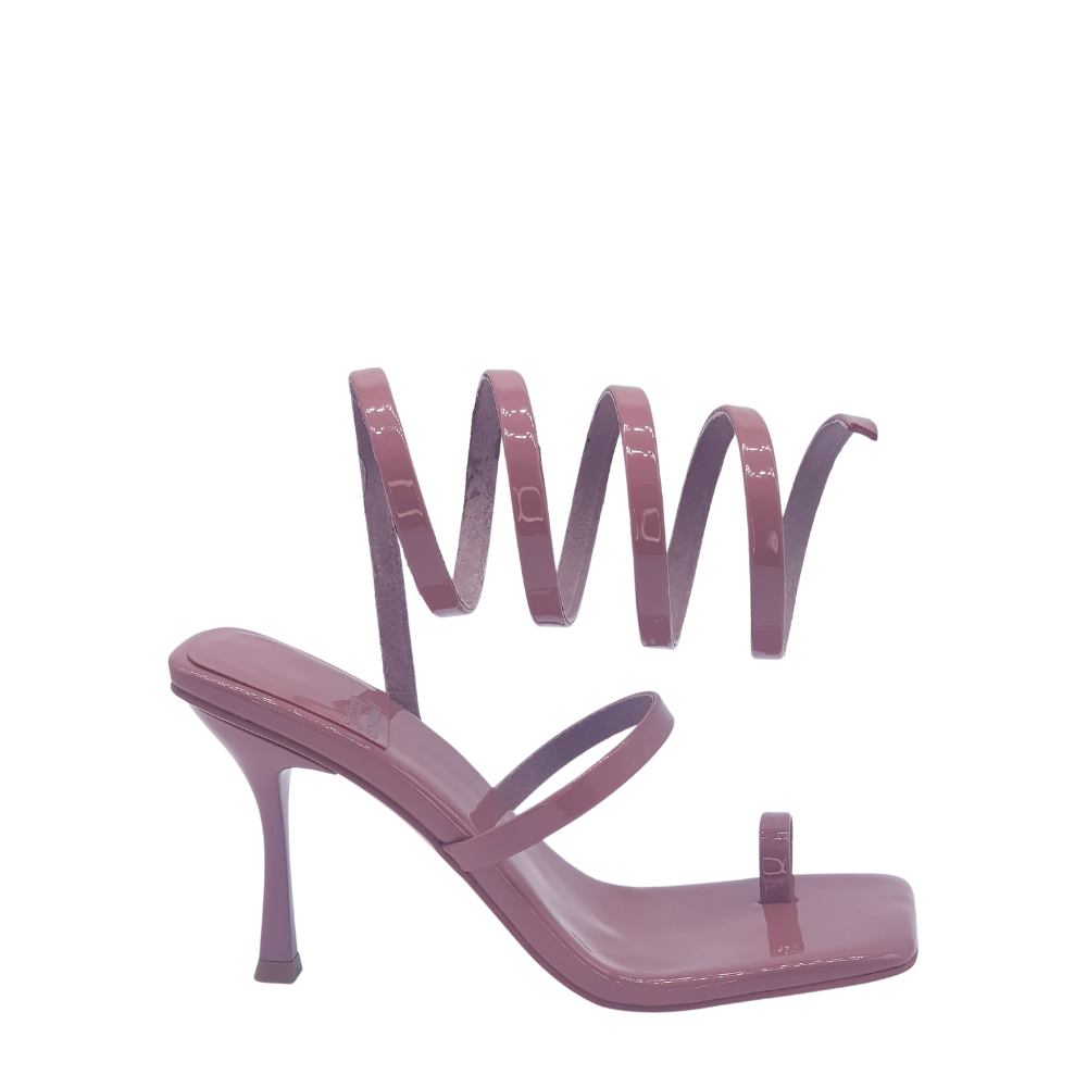 Jeffrey Campbell luzia dusty blush patent sandalo donna cipria