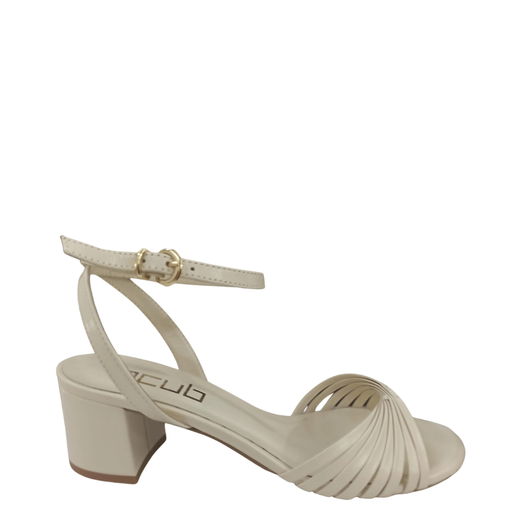 Ncub Stefy 65 sandalo donna nappa milk - p/e 2023