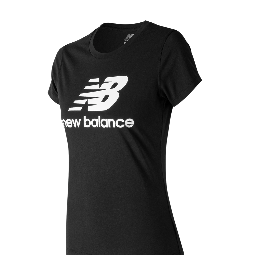 New balance wt91546 bk t-shirt  donna nera- collezione 2022