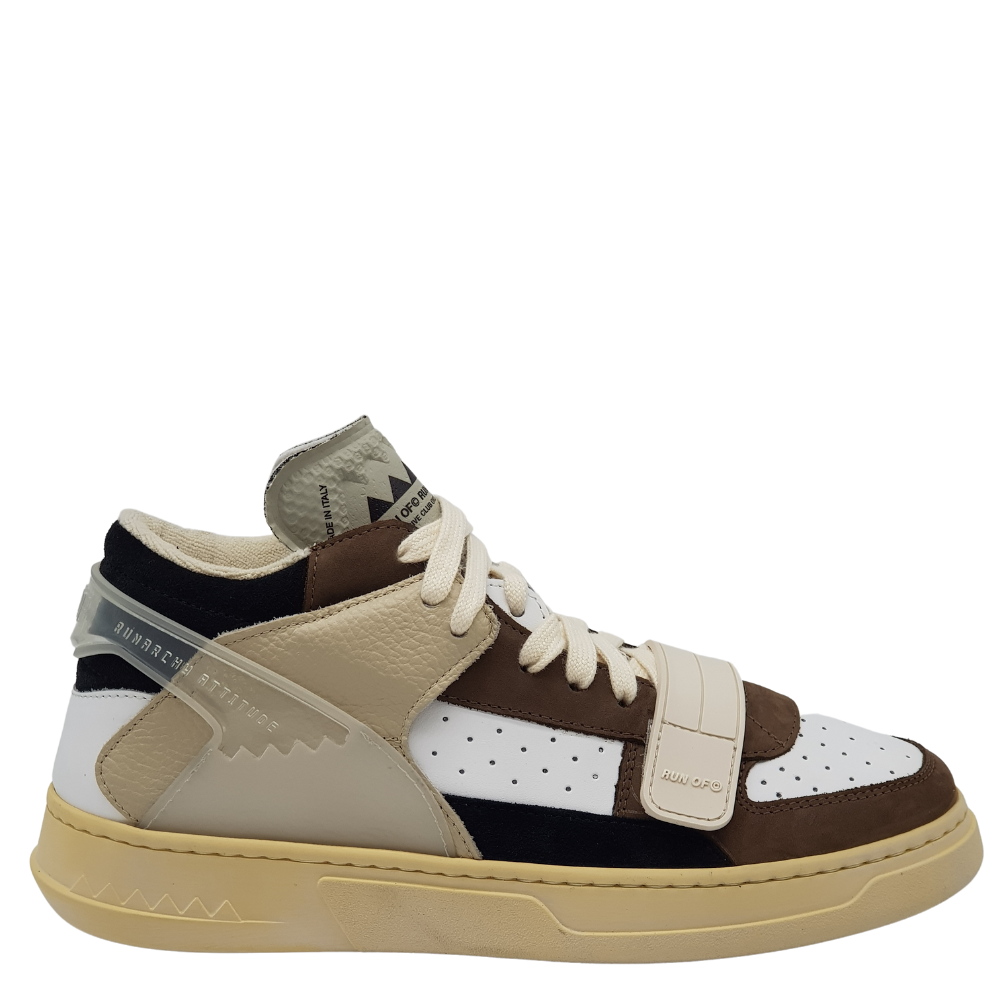 Run of Scott M sneaker basket uomo vintage bianca - Collezione 2022