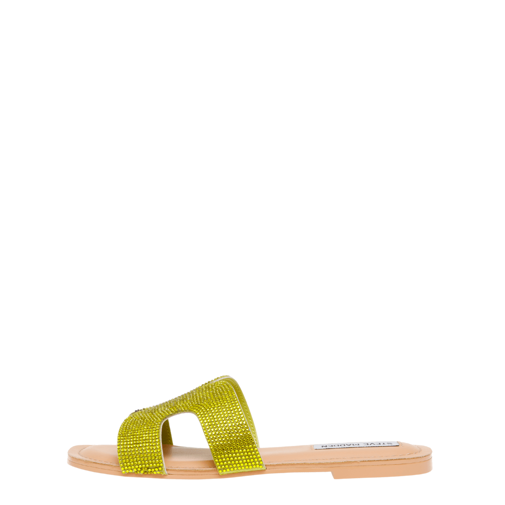 Steve Madden zarnia neoyellow ciabatta donna flat - p/e 2023
