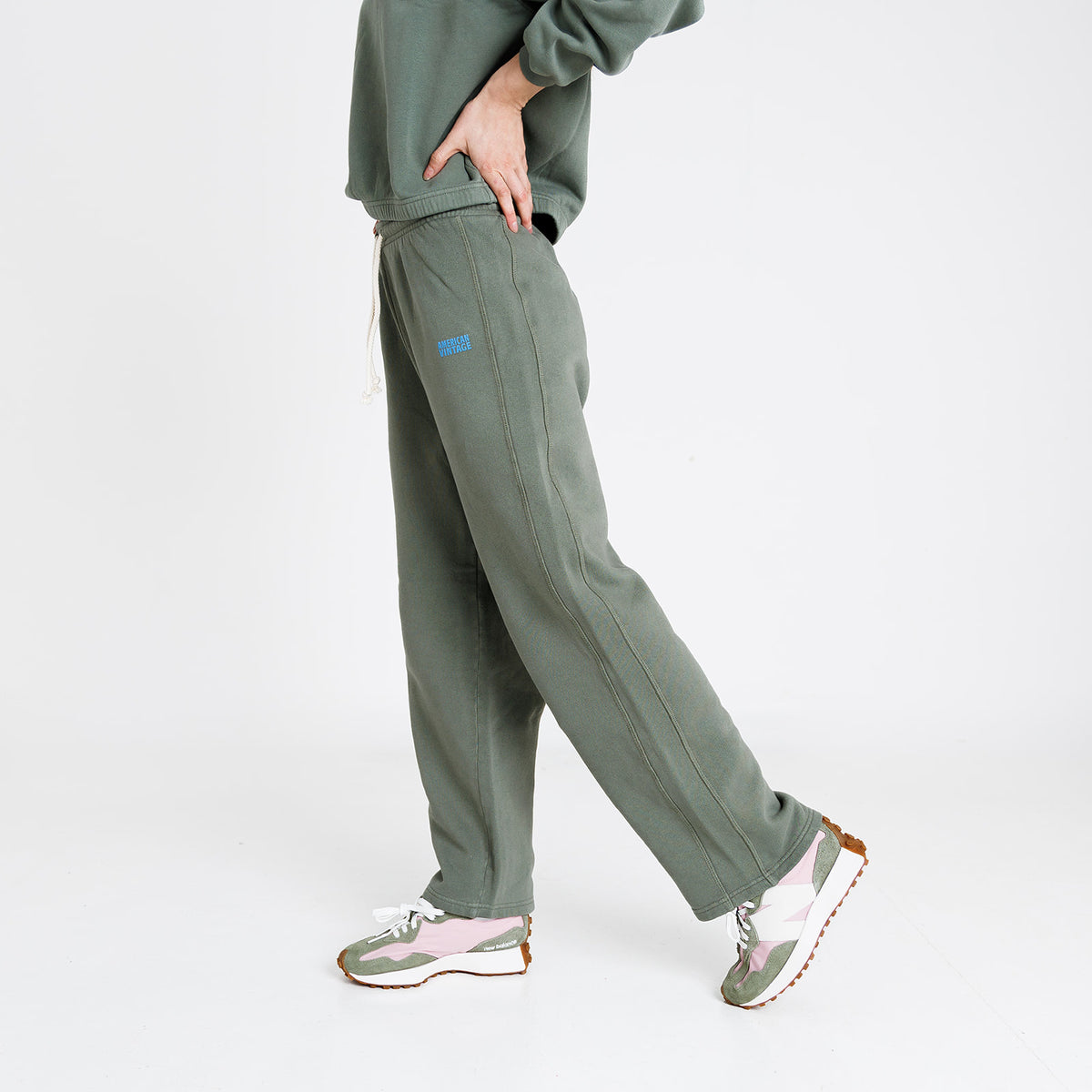 American Vintage Pantaloni Tuta Vintage American Vintage IZU05A