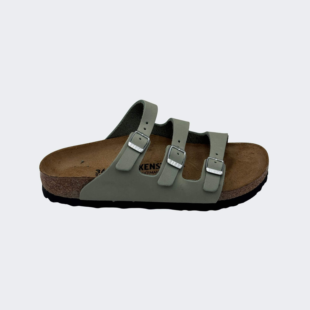 Birkensrock Florida 1030319 sandalo donna a tre fasce sage/verde salvia - p/e 2026