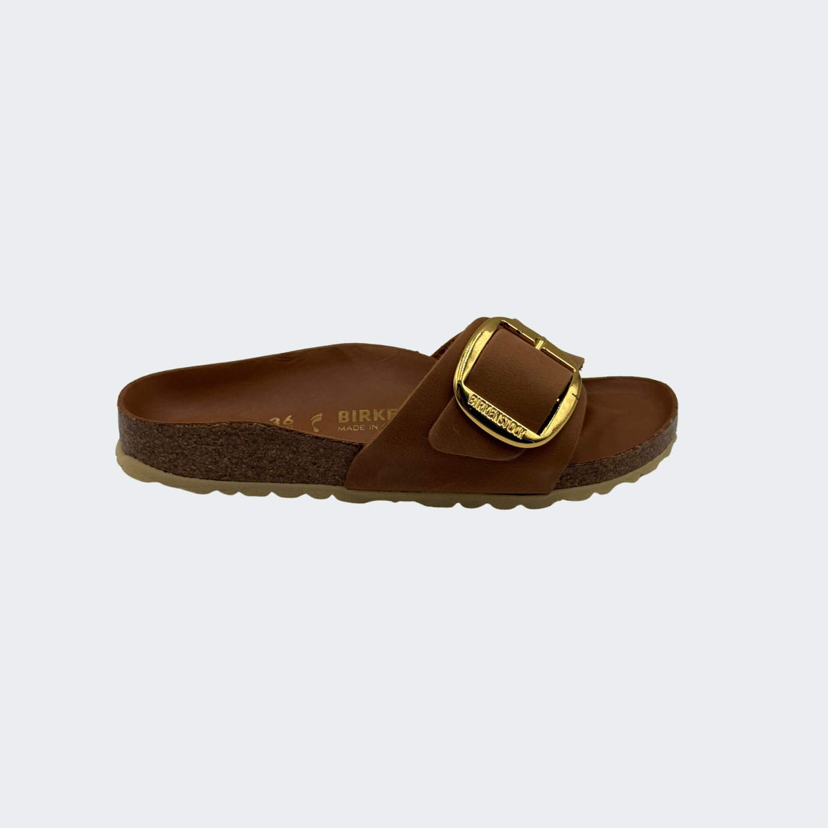 BIRKENSTOCK Madrid 1006525 big buckle ciabatta donna cognac-p/e 2026