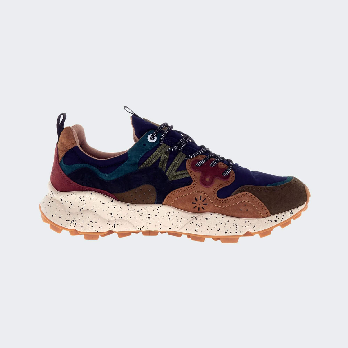 Flower Mountain YAMANO 3 sneakers uomo deep mud-light brown-navy-a/i 2025