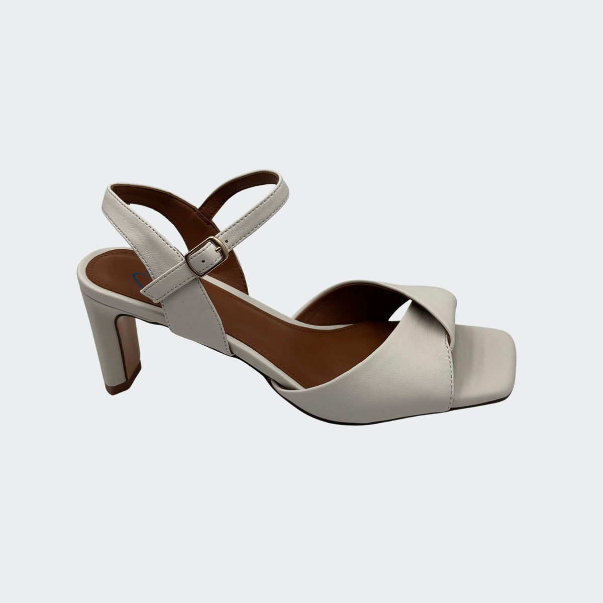 MISS OLIVIA Linda C 10 sandalo donna bianco con tacco largo - p/e 2026