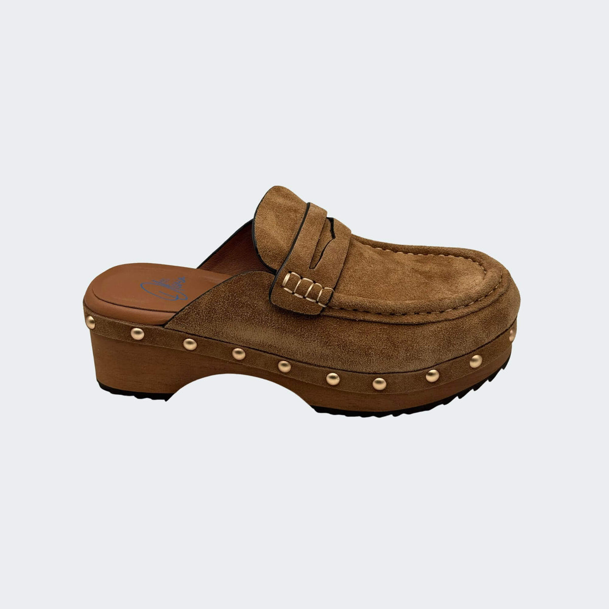 MISS OLIVIA Noemi F2 sabot donna marrone con suola in legno - p/e 2026