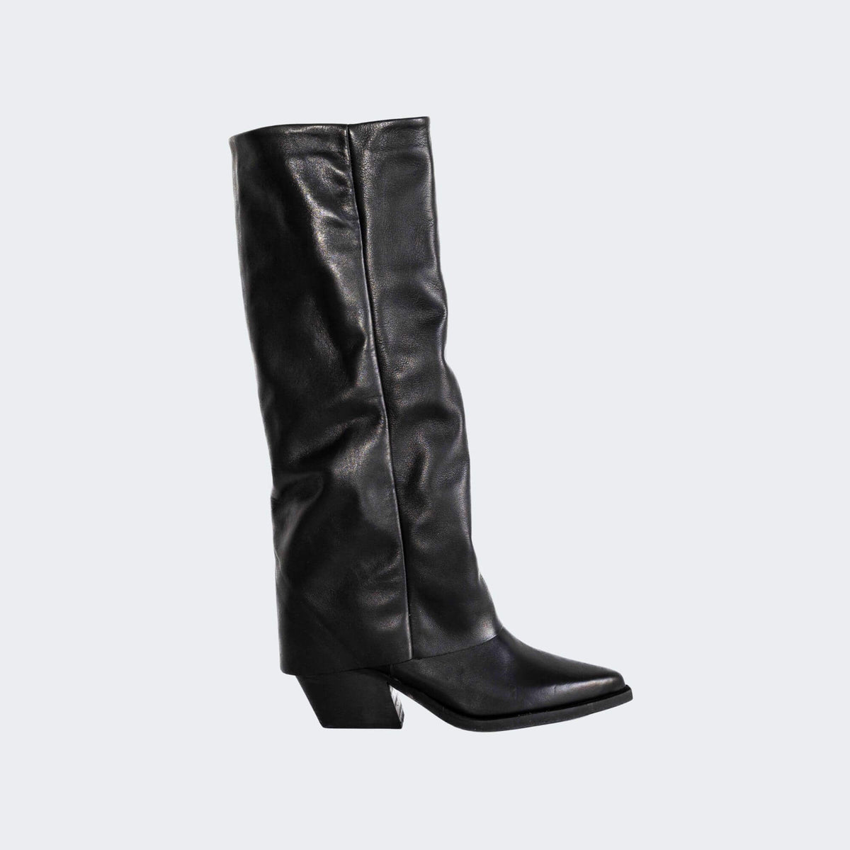 Angelina lidia 003 stivale donna nero texano - a/i 2025