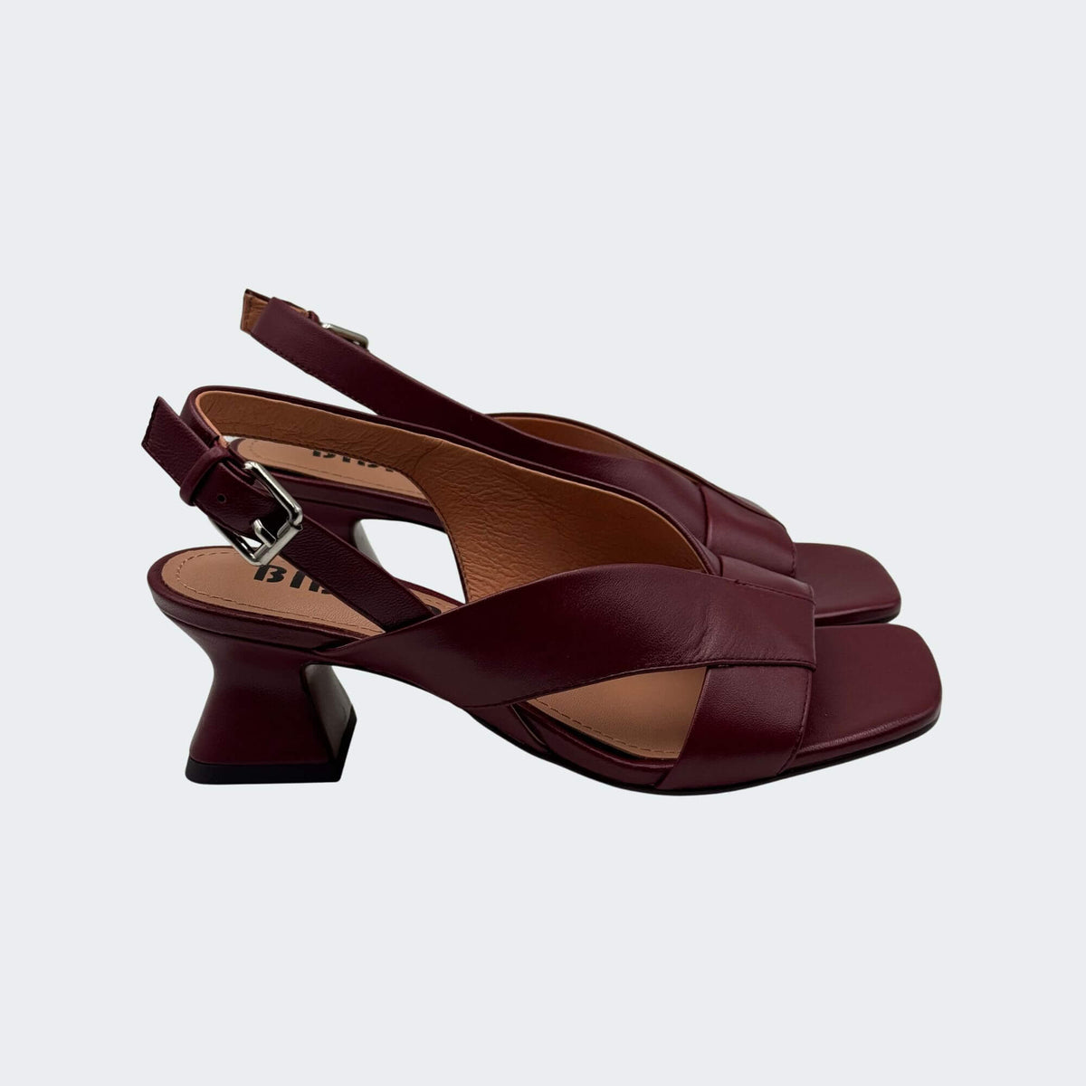 BIBI LOU ZIA sandalo donna burgundy -p/e 2026