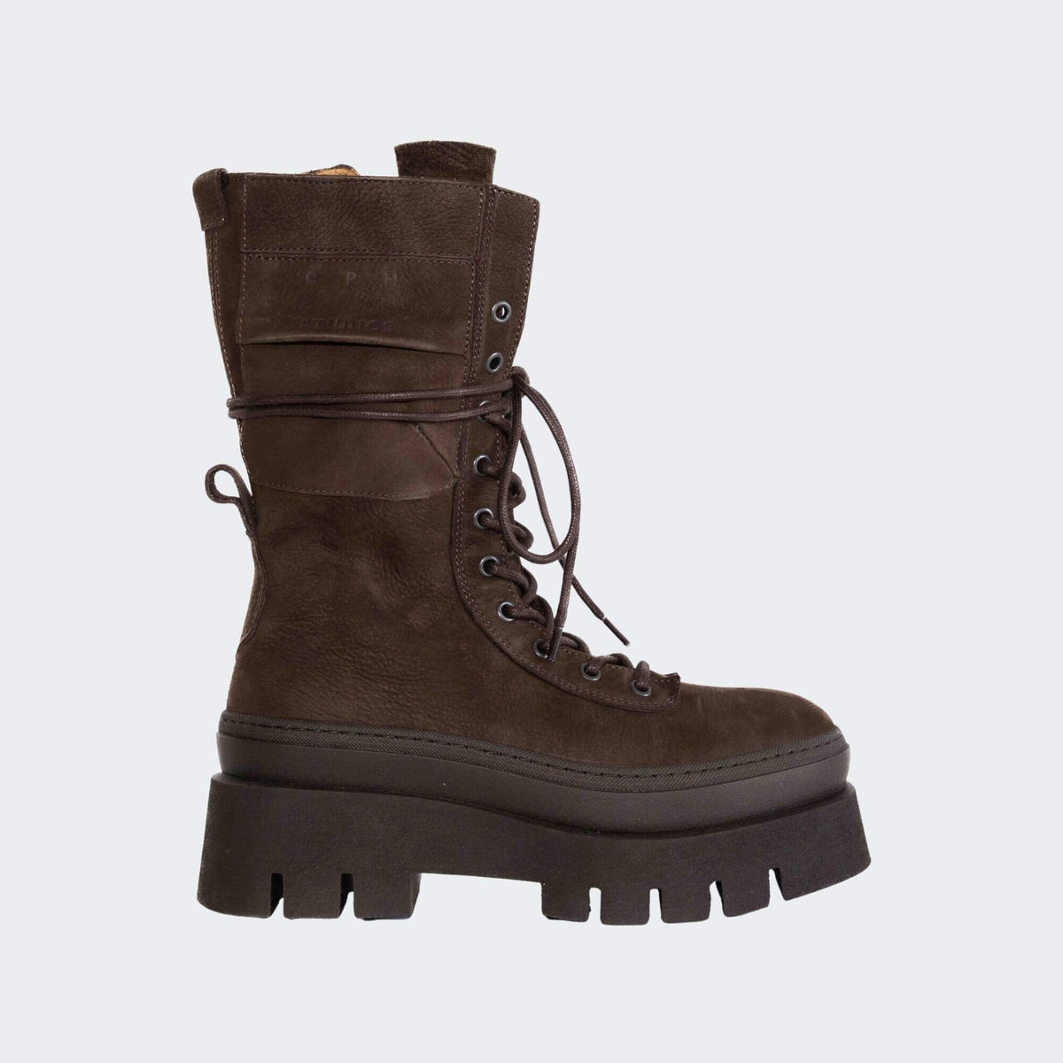 Copenhagen Stivale CPH691 Donna Combat Platform marrone- a/i 2025