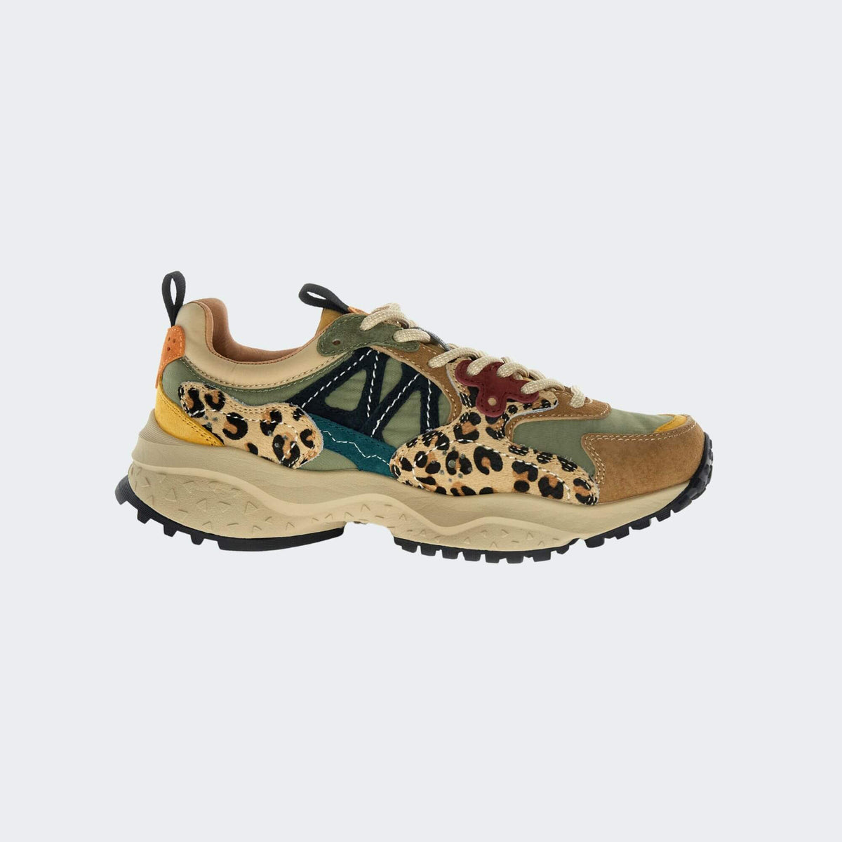 Flower Montain SOLIN sneakers donna brown-military-black-pony-a/i 2026