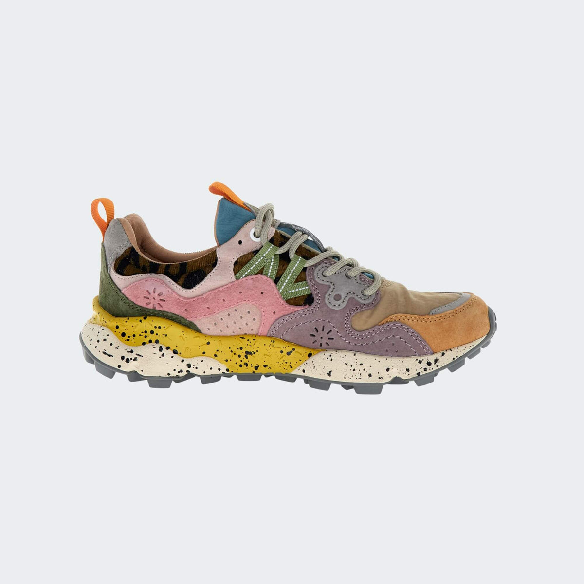 Flower Mountain  YAMANO 3 sneakers donna light mustard-grey-cipria-a/i 2025