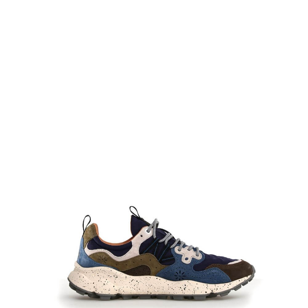 Flower Mountain yamano 3 sneaker uomo brown-light blue-violet-a/i 2024